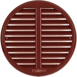 HACO mriežka vetracia 75-125mm so sieť. nastavit. krytka PH hnedá 413121