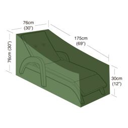 plachta krycí na plážové lehátko 76*76*175cm 791845