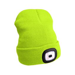 EXTOL Light čepice s čelovkou 4*45lm, nabíjecí, USB, fluorescentní, univerzální velikost 43194