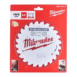 MILWAUKEE 4932471311 pílový kotúč 165*15,87*1,6mm, 24Z, pre aku stroje