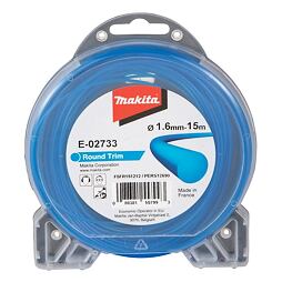MAKITA E-02733 struna nylonová 1,65mm, 15m, okrúhla modrá