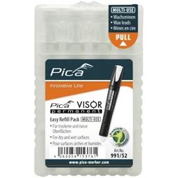 PICA tuhy náhradné pre pica visor permanent - 4ks v balení – biela 991/52