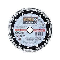NÁSTROJE CZ diamantový kotúč TURBO sieťovaný 180*1,6*22,2mm, žula, dlažba, keramika IM-DK-TM180
