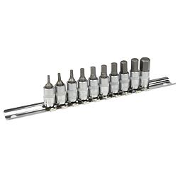 TRIUMF hlavice zástrčné IMBUS 1/4", 2-10mm, 10-dielna súprava, 112-232593