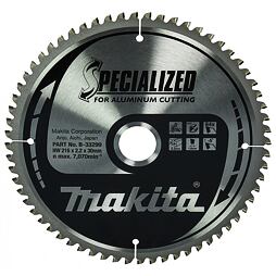 MAKITA B-33299 pílový kotúč 216mm*2,2mm*30mm 64Z na hliník (old=B-09628)
