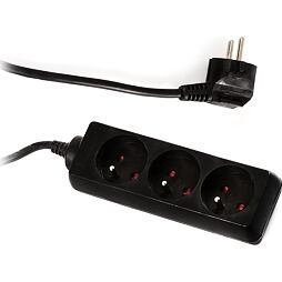 RETLUX RPC 03B kabel prodlužovací 230V, 3m/3Z, 3*1,0mm