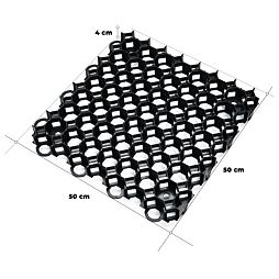 dlaždica trávniková 50*50*4cm PH čierna (10ks)