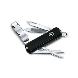 VICTORINOX nůž Nail Clip 580 černý, 8 funkcí, 65mm