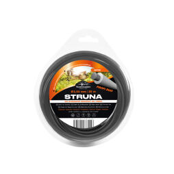 struna do sekaček 2,0mm*20m, PROFI DUO pro náročné sekání,  kulatá, šedá , 49790