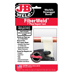 J-B WELD opravná fiber páska Pipe Repair Cast pro potrubí do pr. 25mm (š5,1*d122cm) 38248