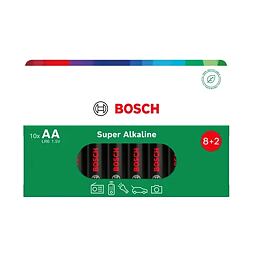 BOSCH baterie LR6SA10B/00 AA SUPER ALKALINE, 10ks