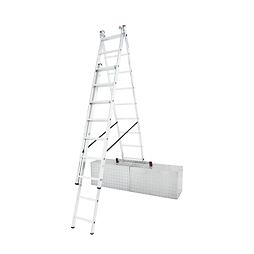 KRAUSE žebřík 3*9 univerzální s úpravou na schody 250/390/530cm 10.66-S-3-09-KR