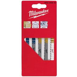 MILWAUKEE 4932345825 sada pílok do priamočiarky, drevo, kov, plast 5ks