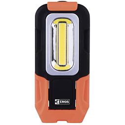 EMOS svítilna LED ABS materiál, COB LED + 3× LED, 3x AAA, 200 lm P3888