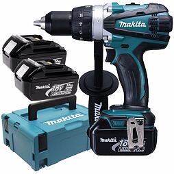 MAKITA DDF458RF3J aku vrtačka Li-ion 18V/3*3Ah systainer