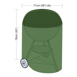 plachta krycí na kulatý gril, průměr 71*76cm, PE 90g/m 791813