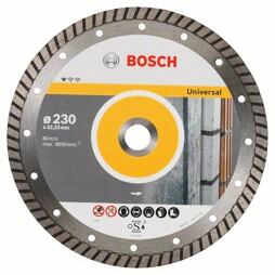 BOSCH 2608602397 diamantový kotúč 230mm UNIVERSAL TURBO na delenie abrazívnych materiálov