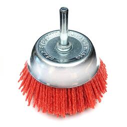 DEDRA brusný kartáč hrncový 75mm NYLON s trnem F51-075