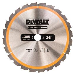DeWalt DT1958 pílový kotúč 305/30mm 24WZ ATB -5° extra rýchly rez