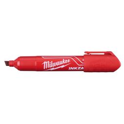 MILWAUKEE 4932471556 značkovač INKZALL „L“ červený, rýchloschnúci, betón+drevo+kov+plast