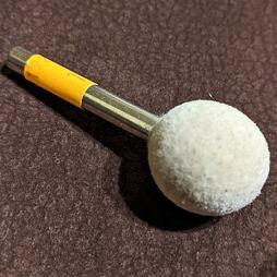 leštiace teliesko filc 10*9-3mm guľa