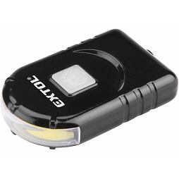 EXTOL Light světlo na čepici s klipem, magnet, 160lm, USB nabíjení 43182