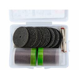 EXTOL CRAFT kotoučky řezné sada 100ks, 5* unašeč 3,2mm, 903762