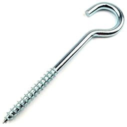 hák stropný s vrutom 100*4,3mm Zn