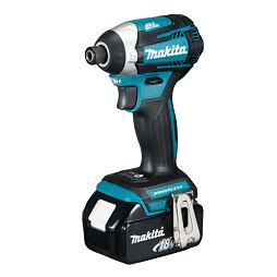 MAKITA DTD154RTJ aku rázový uťahovák 18V/2*5Ah, 1/4", 175Nm, 3 rýchlosti + TEX, MAKPAC