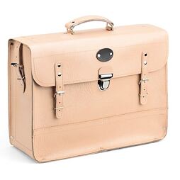 LOCH CZ brašna kožená 103, inštalatérska, vystužené dno, kapsa na výkresy