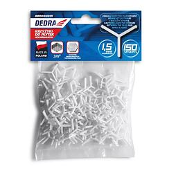 DEDRA křížky pro hexagonální obklady, 1,5mm, balení 150ks, DED02H015
