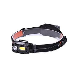 SOLIGHT čelovka LED nabíjacia, 3W-COB, 150+60lm, Li-Ion B72