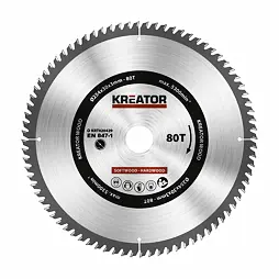 KREATOR pílový kotúč 254mm*30mm 80WZ KRT020429