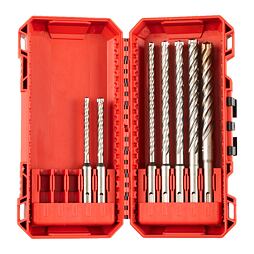 MILWAUKEE 4932492113 sada čtyřbřitých vrtáků MX4 SDS+, 5 - 12mm, 7ks