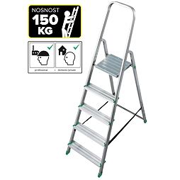 KRAUSE schůdky Al 5 nosnost 150kg 10.6615-KR