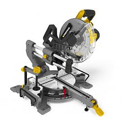 PROTECO pokosová pila PROFI 2000W, 255mm s předním posuvem a LED vodítkem 51.01-PP-255-PRO