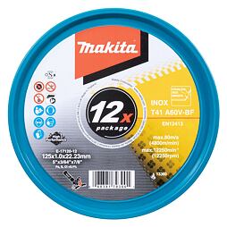 MAKITA E-17120 řezný kotouč 125*1,0*22,2 NEREZ, balení 12ks