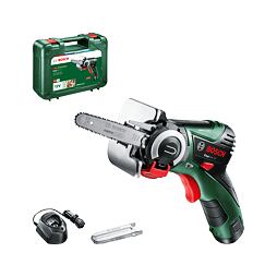 BOSCH EasyCut 12 NanoBlade aku mini řetězová pila 12V/1*2,5Ah, řez 65mm, kufr