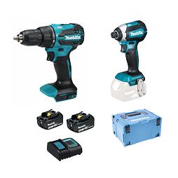 MAKITA DLX2537SJ aku sada DHP490+DTD153, LXT 18V/2*3Ah, MAKPAC