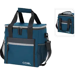 taška chladící 20l, polyester, 29*22*31cm, modrá, 387205