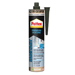 PATTEX sanitární silikon PREMIUM transparentní 280ml 17306p, 3037942