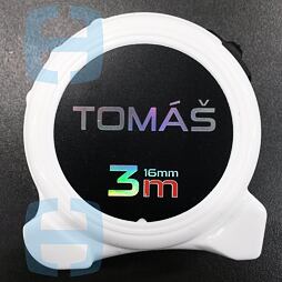 FESTA svinovací metr se jménem 3m 16mm TOMÁŠ 13503