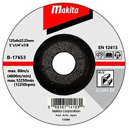 MAKITA B-17653 brusný kotouč 125*6mm na hlíník