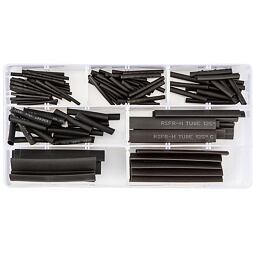 NEO TOOLS bužírky smršťovací sada 127ks, černé 11-978