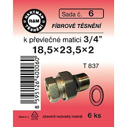HARTMAN těsnění fíbrové 3/4" 18,5*23,5*2mm, sada č. 6