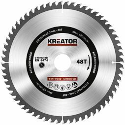 KREATOR pílový kotúč 216 mm*30 mm 48WZ KRT020423