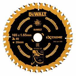 DeWalt DT10301 pílový kotúč 165*20mm, 40Z ATB +20° jemný rez