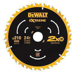 DeWalt DT20432 pílový kotúč Extreme 210*30 mm, 24 zubov
