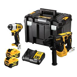 DeWalt DCK2104P2T aku set DCH072 + DCF801, 12V/2*5Ah, kufr TSTAK