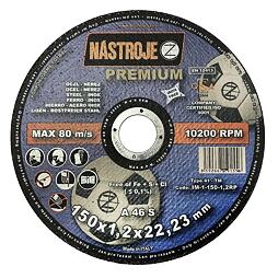 NÁSTROJE CZ kotúč rezný 150*1,2mm oceľ a nerez IM-1-150-1,2RP PREMIUM